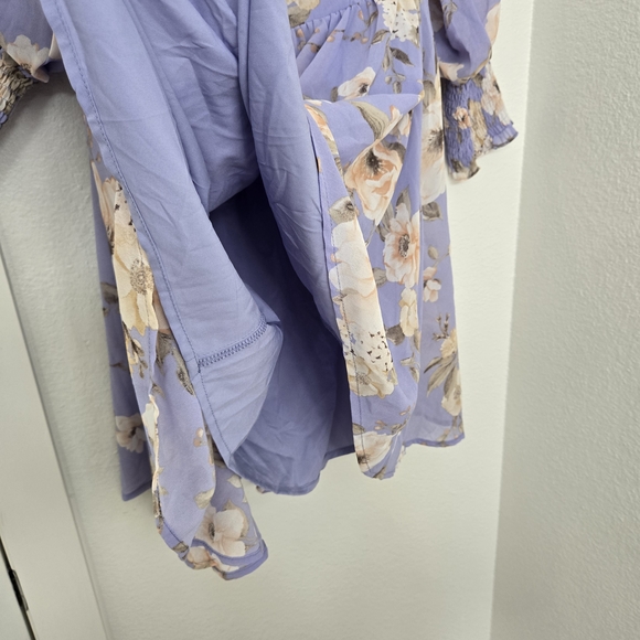 Privy Lavender and Cream Mini  Dress Size M NWT - Picture 4 of 16